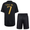 Camisola + Calções Real Madrid Vini Jr. 7 Criança Equipamento 3ª 23/24